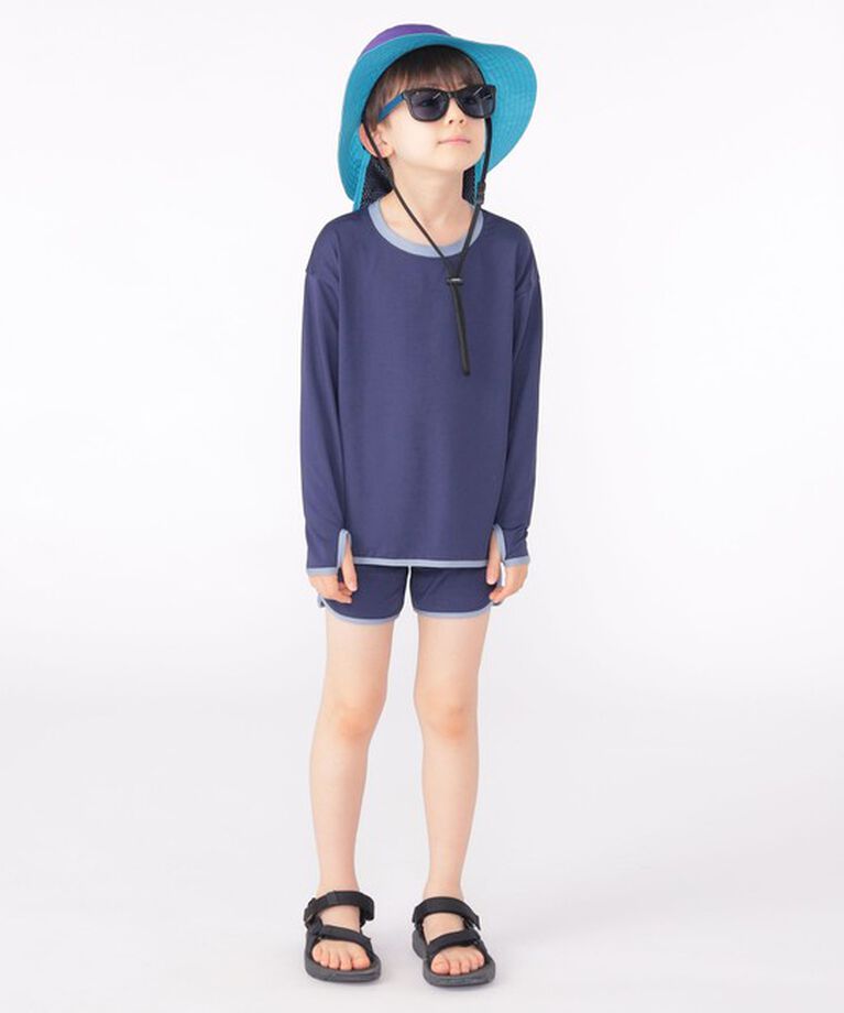 SHIPS KIDS「SHIPS KIDS:〈UVカット/撥水/吸水速乾〉サファリ ハット」|ハット|