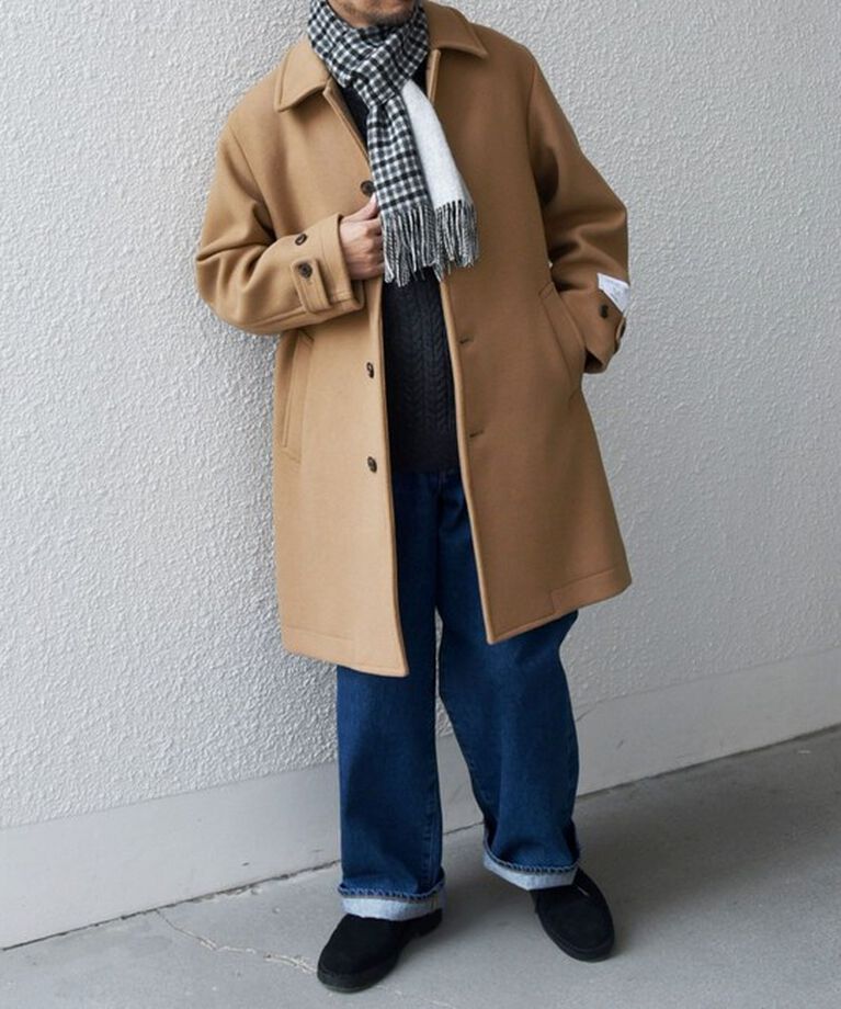 SHIPS any「SHIPS any: カシミヤ ダブルフェイス チェック マフラー 24FW◇」|マフラー|