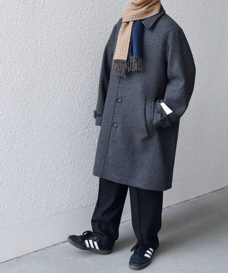 SHIPS any「SHIPS any: カシミヤ ダブルフェイス チェック マフラー 24FW◇」|マフラー|