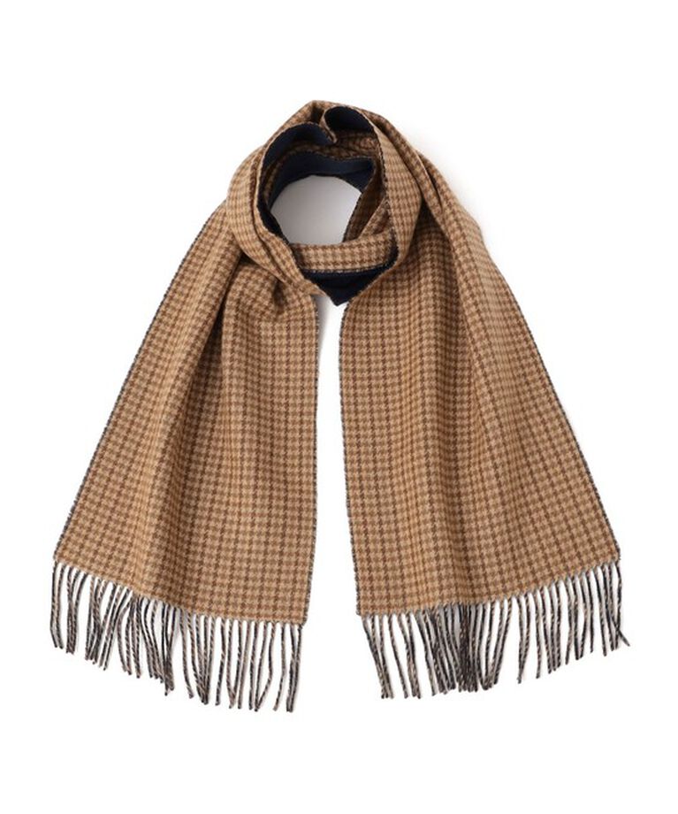 SHIPS any「SHIPS any: カシミヤ ダブルフェイス チェック マフラー 24FW◇」|マフラー|