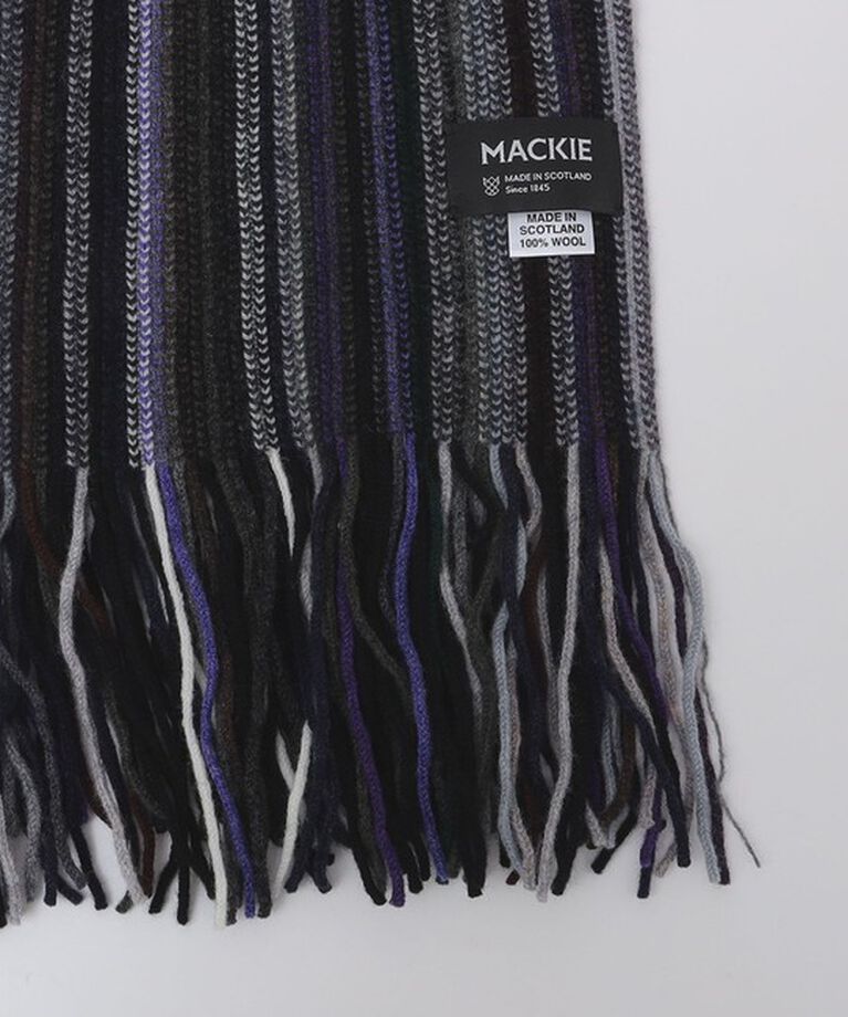 SHIPS「MACKIE: ストライプ ワープ マフラー」|ストール|
