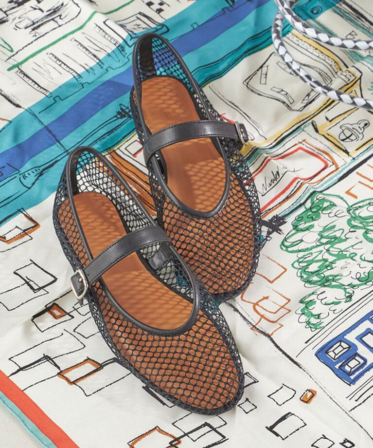 SHIPS for women「メッシュ メリージェーン フラット」|その他|