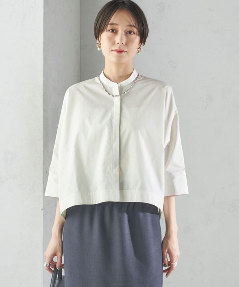 SHIPS for women「〈手洗い可能〉ストライプ 羽織 シャツ」|シャツ・ブラウス|