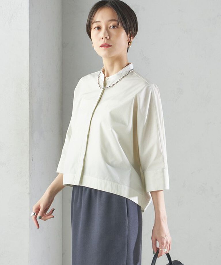 SHIPS for women「〈手洗い可能〉ストライプ 羽織 シャツ」|シャツ・ブラウス|