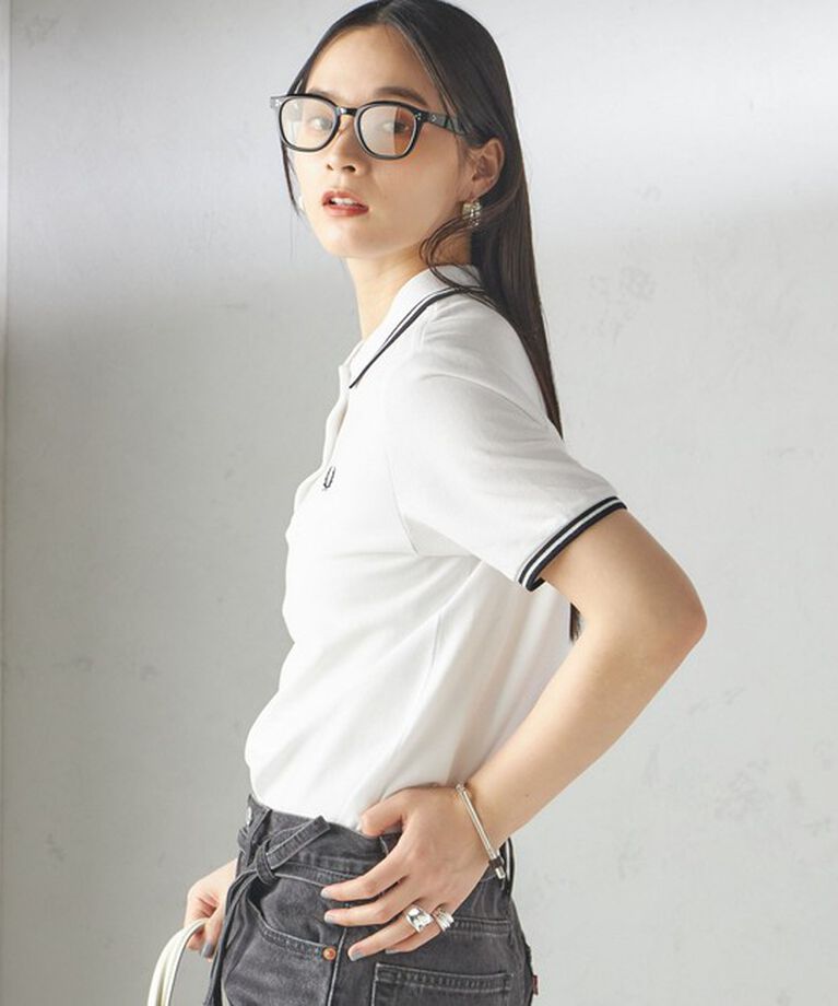 SHIPS for women「FRED PERRY:G3600 TWIN TIPPED SHIRTS」|ポロシャツ|