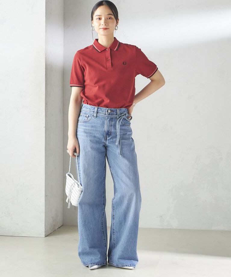 SHIPS for women「FRED PERRY:G3600 TWIN TIPPED SHIRTS」|ポロシャツ|