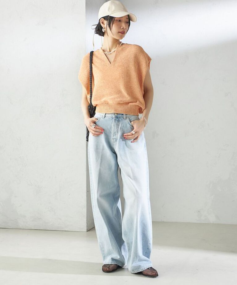 SHIPS for women「Revis.:〈UVカット/撥水〉リボン キャップ」|キャップ・キャスケット|