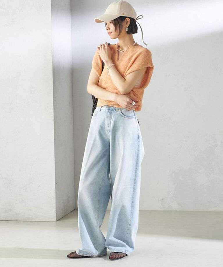 SHIPS for women「Revis.:〈UVカット/撥水〉リボン キャップ」|キャップ・キャスケット|