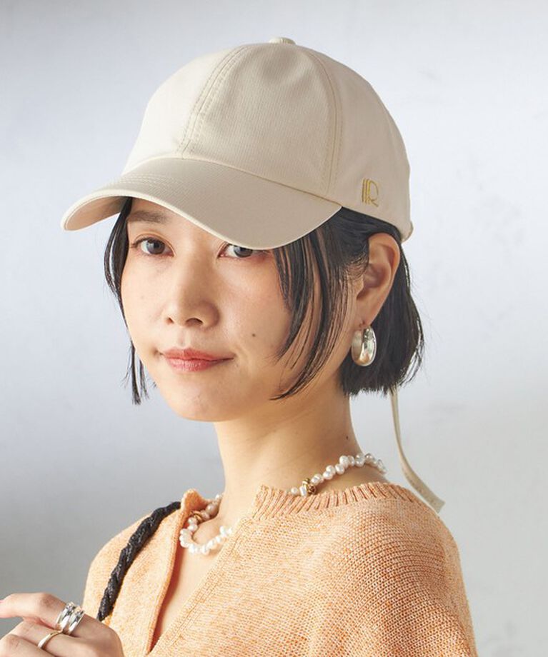 SHIPS for women「Revis.:〈UVカット/撥水〉リボン キャップ」|キャップ・キャスケット|