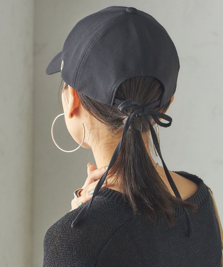 SHIPS for women「Revis.:〈UVカット/撥水〉リボン キャップ」|キャップ・キャスケット|