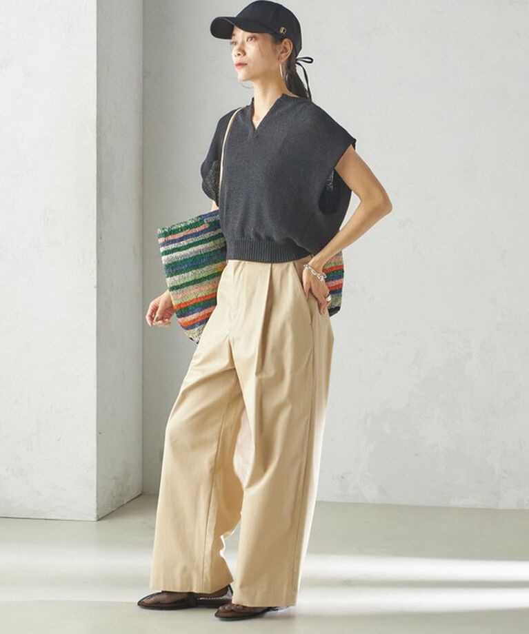 SHIPS for women「Revis.:〈UVカット/撥水〉リボン キャップ」|キャップ・キャスケット|