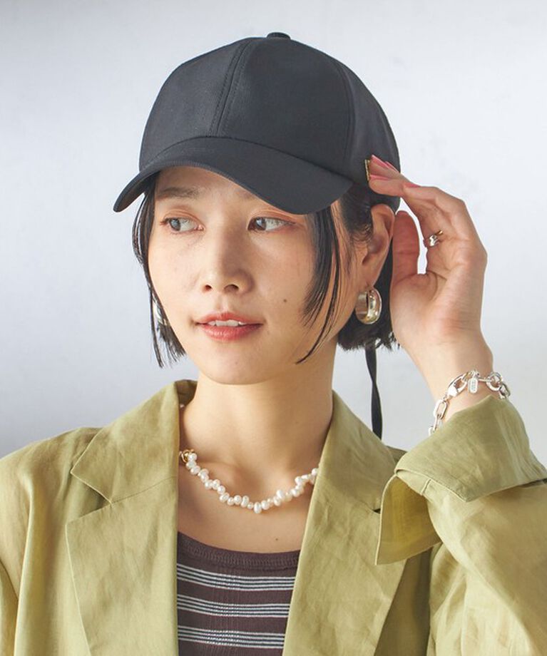 SHIPS for women「Revis.:〈UVカット/撥水〉リボン キャップ」|キャップ・キャスケット|