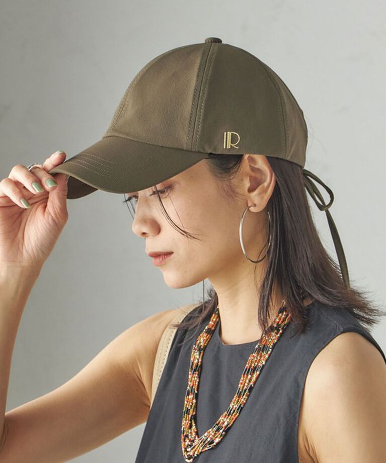 SHIPS for women「Revis.:〈UVカット/撥水〉リボン キャップ」|キャップ・キャスケット|オリーブ