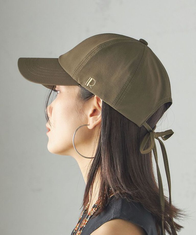 SHIPS for women「Revis.:〈UVカット/撥水〉リボン キャップ」|キャップ・キャスケット|