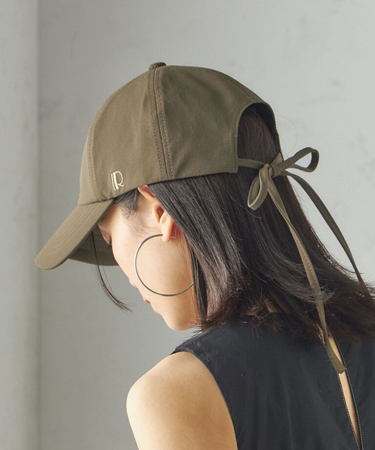 SHIPS for women「Revis.:〈UVカット/撥水〉リボン キャップ」|キャップ・キャスケット|