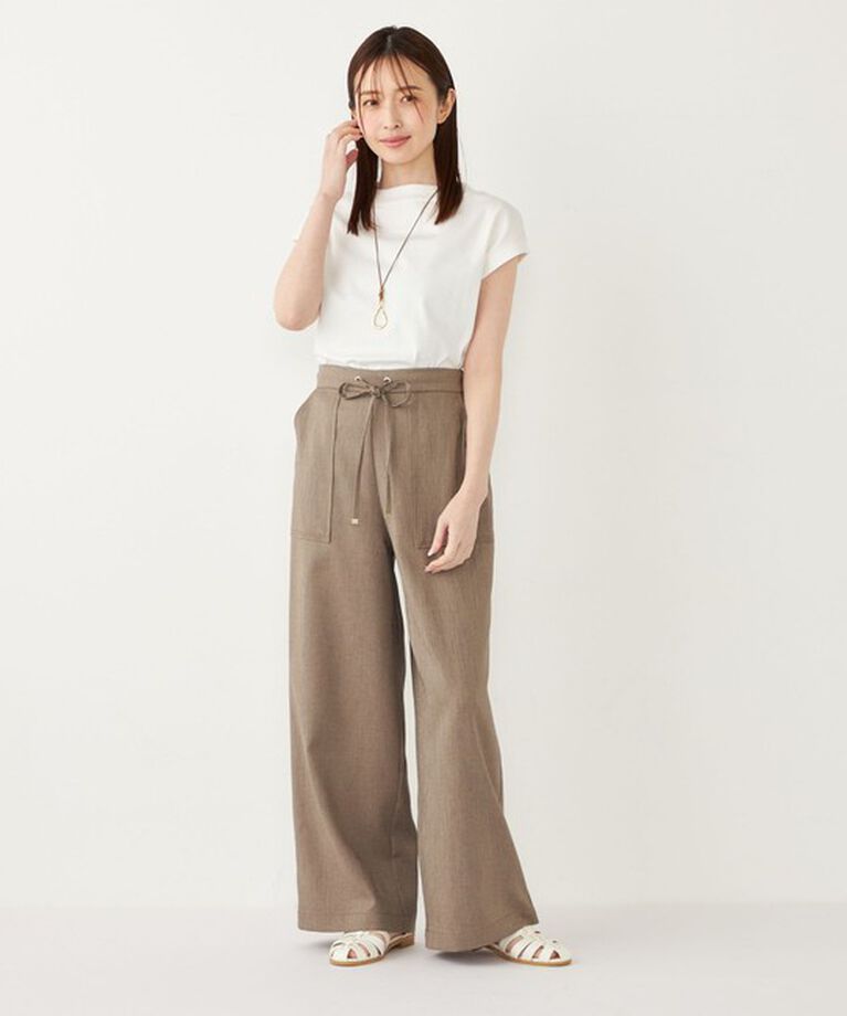 SHIPS Colors 「SHIPS Colors:40/2 天竺 ボートネック トップス」|Tシャツ・カットソー|