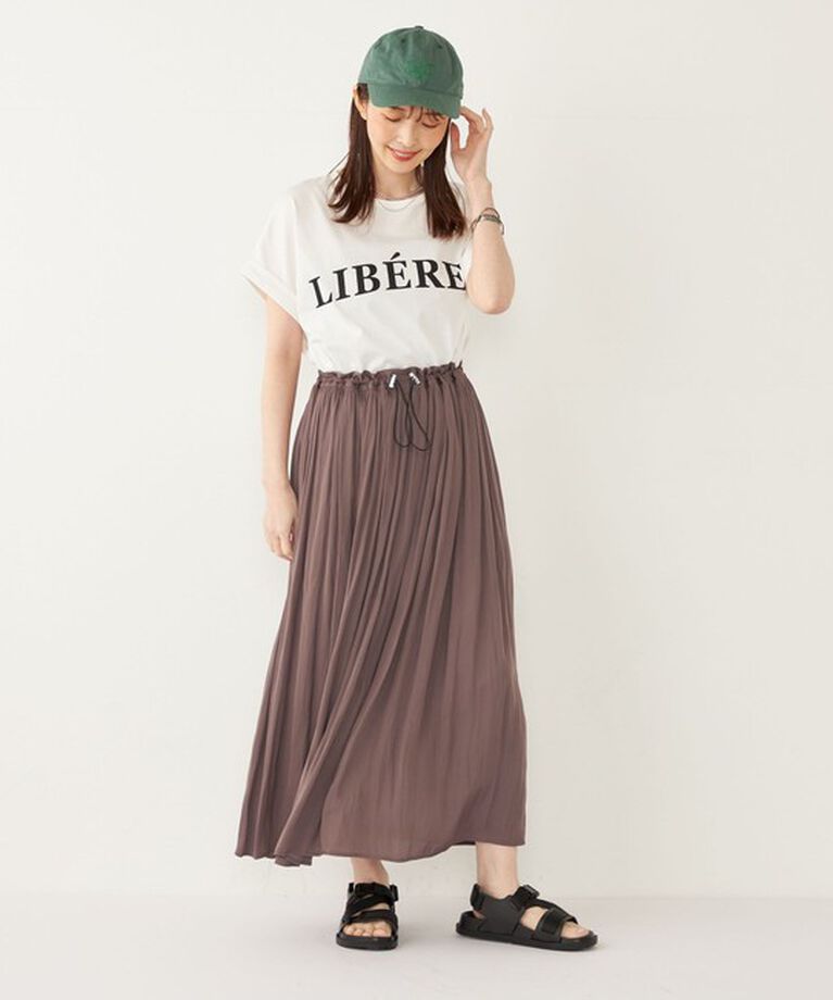 SHIPS Colors 「SHIPS Colors:〈接触冷感・UVカット〉ビッグロゴ ドルマン Tシャツ」|Tシャツ・カットソー|