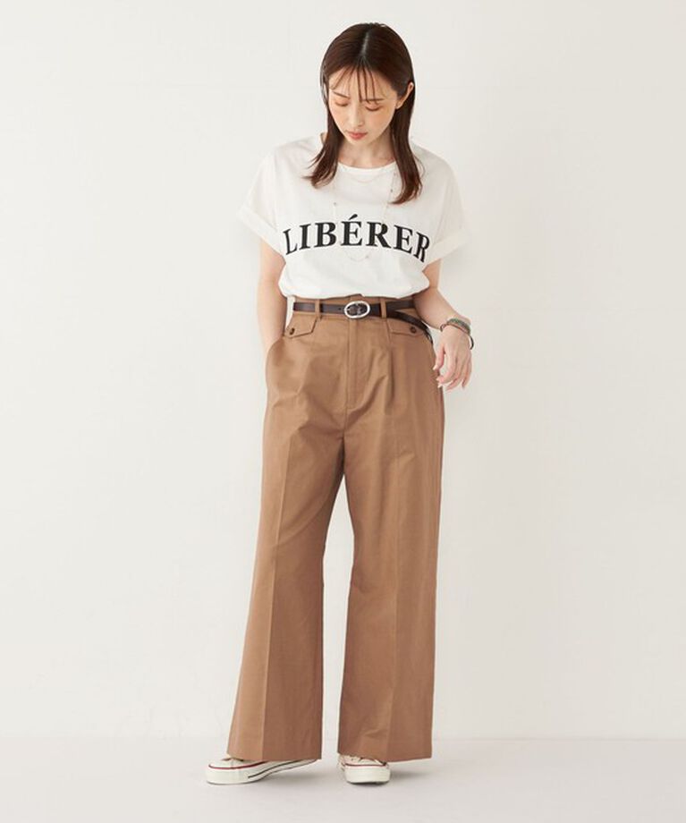 SHIPS Colors 「SHIPS Colors:〈接触冷感・UVカット〉ビッグロゴ ドルマン Tシャツ」|Tシャツ・カットソー|