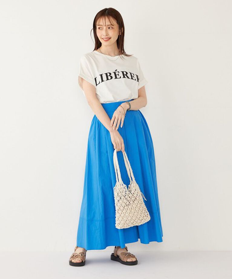 SHIPS Colors 「SHIPS Colors:〈接触冷感・UVカット〉ビッグロゴ ドルマン Tシャツ」|Tシャツ・カットソー|