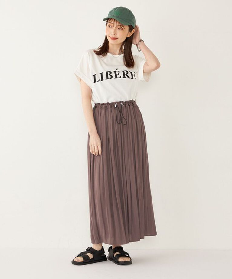 SHIPS Colors 「SHIPS Colors:〈接触冷感・UVカット〉ビッグロゴ ドルマン Tシャツ」|Tシャツ・カットソー|