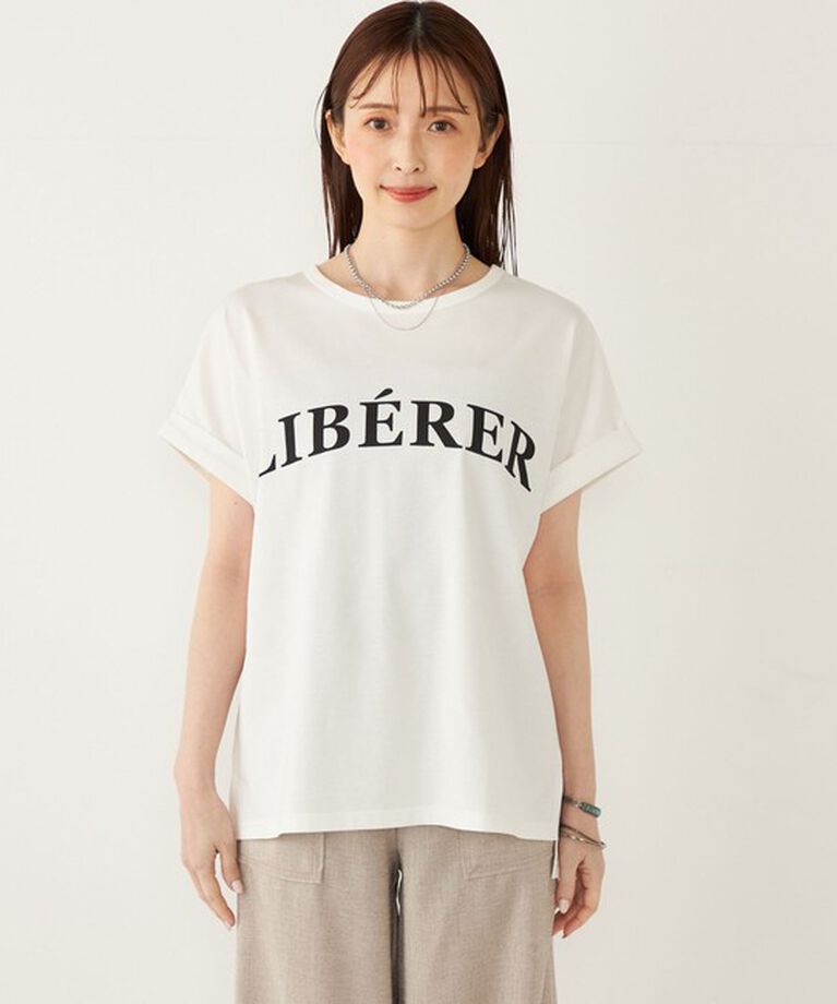 SHIPS Colors 「SHIPS Colors:〈接触冷感・UVカット〉ビッグロゴ ドルマン Tシャツ」|Tシャツ・カットソー|