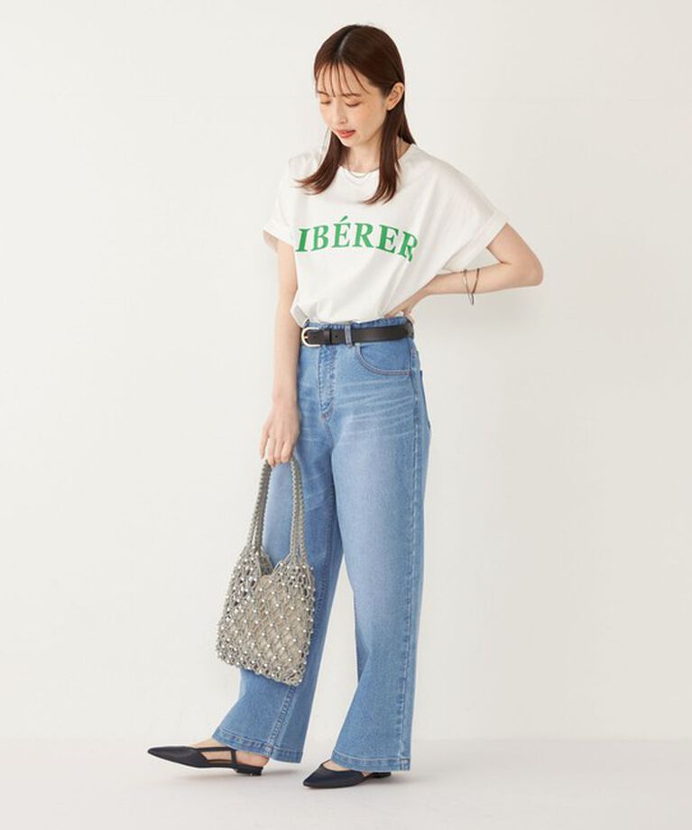SHIPS Colors 「SHIPS Colors:〈接触冷感・UVカット〉ビッグロゴ ドルマン Tシャツ」|Tシャツ・カットソー|