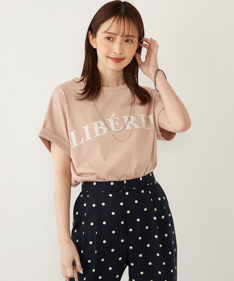 SHIPS Colors 「SHIPS Colors:〈接触冷感・UVカット〉ビッグロゴ ドルマン Tシャツ」|Tシャツ・カットソー|