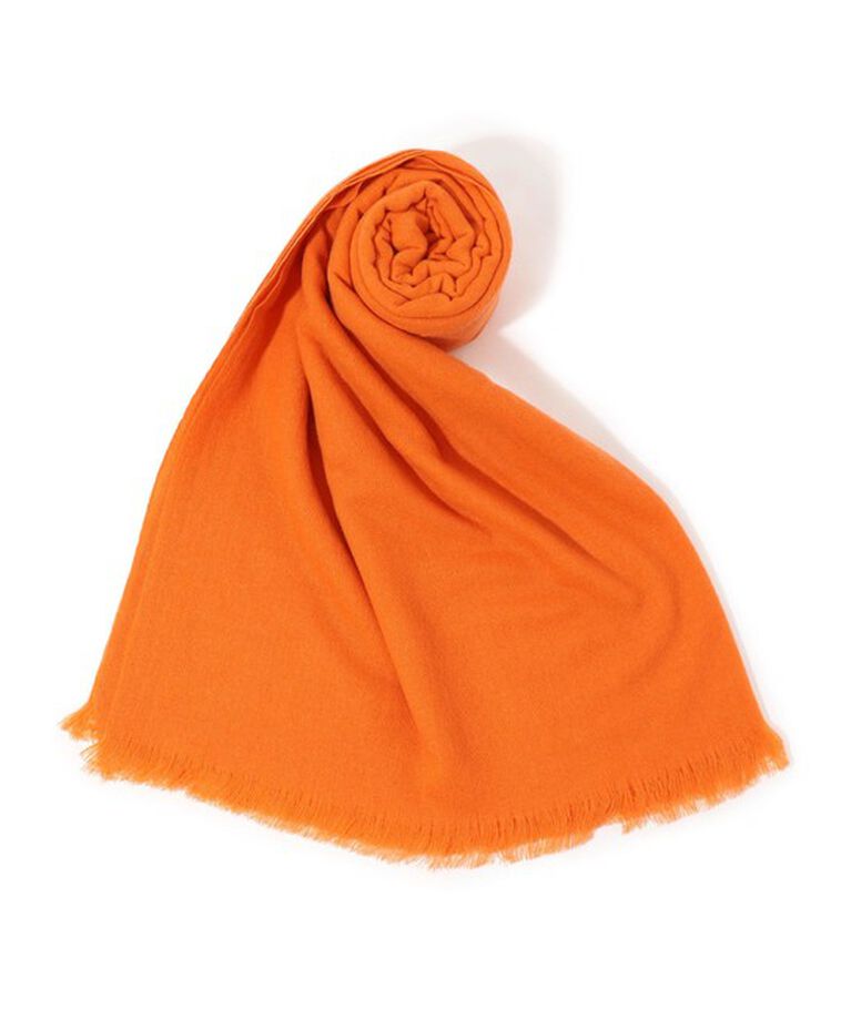 TOMORROWLAND GOODS「【別注】CARIAGGI×TOMORROWLAND カシミヤストール」|マフラー|27 オレンジ