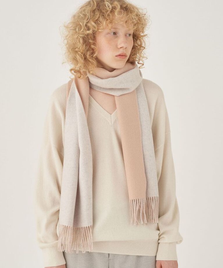 TOMORROWLAND GOODS「GALERIE VIE カシミヤ ダブルフェイス ストール」|マフラー|