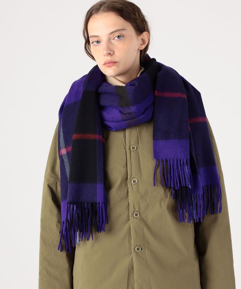 TOMORROWLAND GOODS「Joshua Ellis CHECKストール」|ストール|