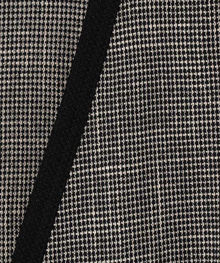 Ballsey「ポリエステルレーヨンカラミ Vカラージャケット」|ノーカラージャケット|