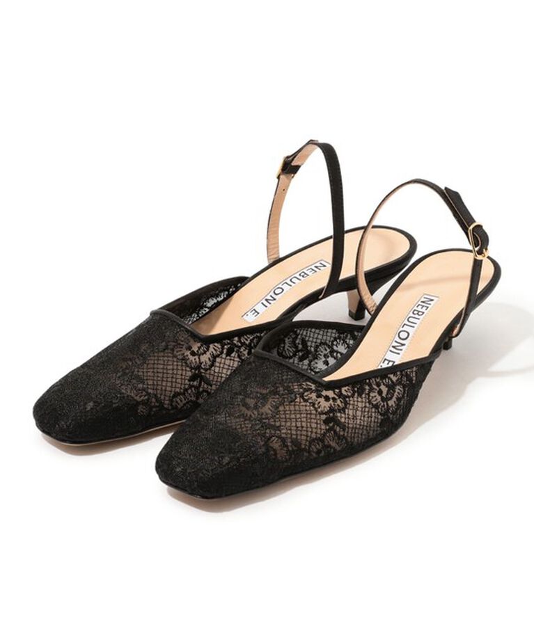 TOMORROWLAND GOODS「NEBULONI E.  LACE ミュールパンプス」|パンプス|