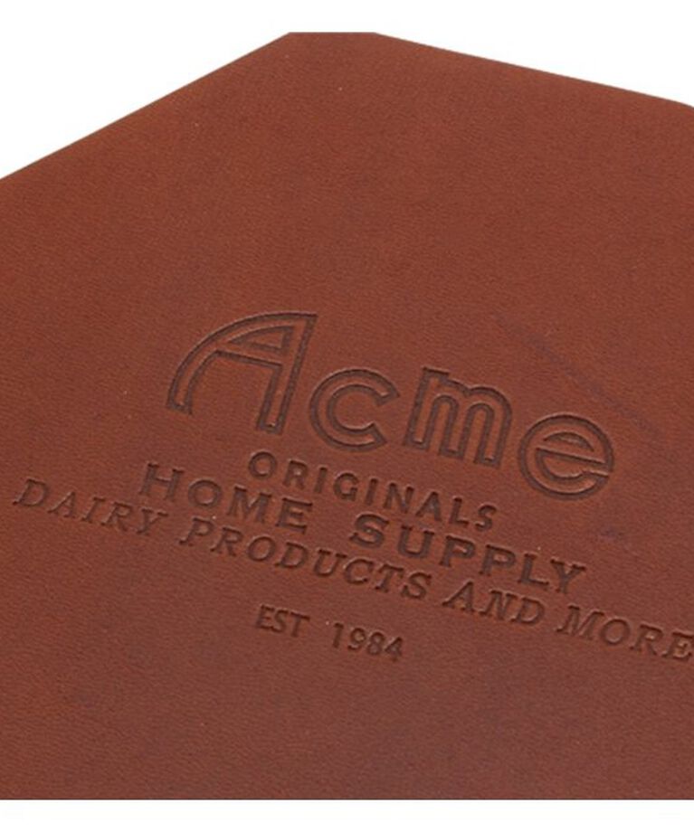 ACME「LEATHER COASTER CML レザーコースター キャメル」|食器・キッチングッズ|