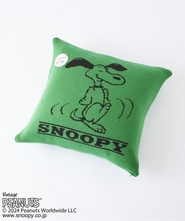 journal standard Furniture「【PEANUTS×SPORTS WEAR by JSF】別注 KNIT CUSHION クッションカバー」|クッション・クッションカバー|