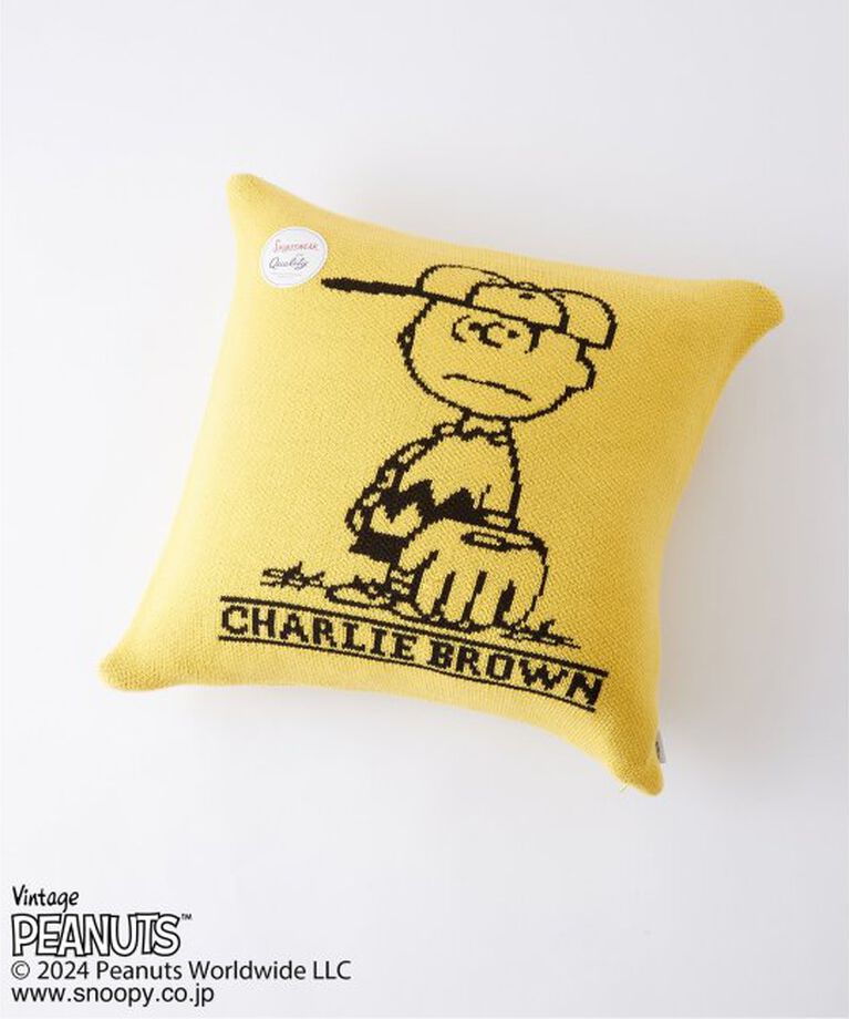 journal standard Furniture「【PEANUTS×SPORTS WEAR by JSF】別注 KNIT CUSHION クッションカバー」|クッション・クッションカバー|