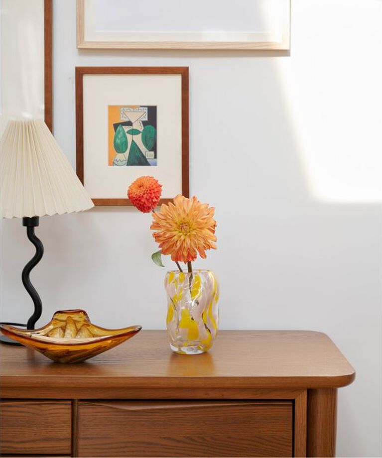 journal standard Furniture「GLASS VASE FORS　フラワーベース 花器 花瓶」|その他|イエロー
