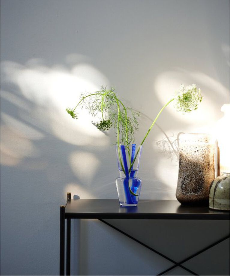 journal standard Furniture「GLASS VASE LAGO　フラワーベース 花器 花瓶」|その他|ブルー