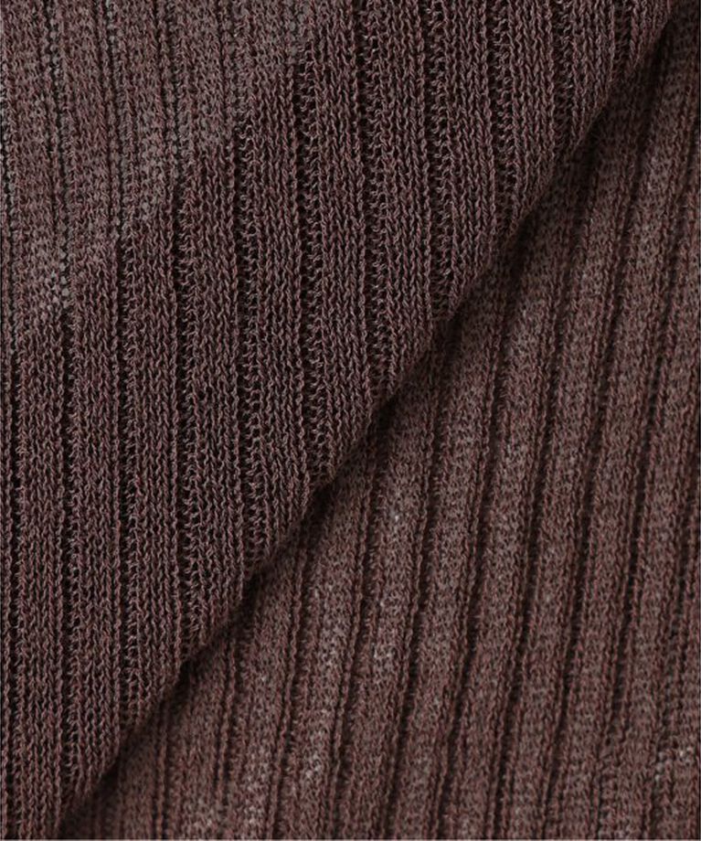 Plage「whisper rib sheer カーディガン」|カーディガン|