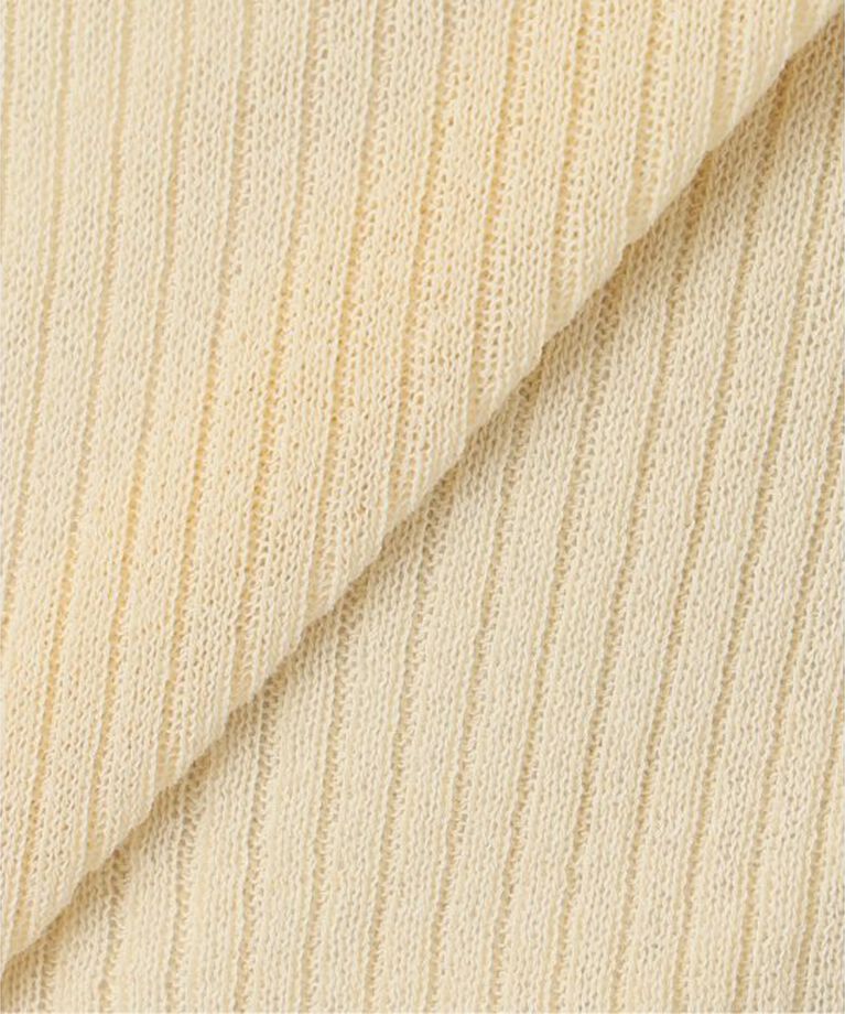 Plage「whisper rib sheer カーディガン」|カーディガン|