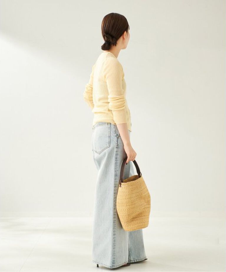Plage「whisper rib sheer カーディガン」|カーディガン|