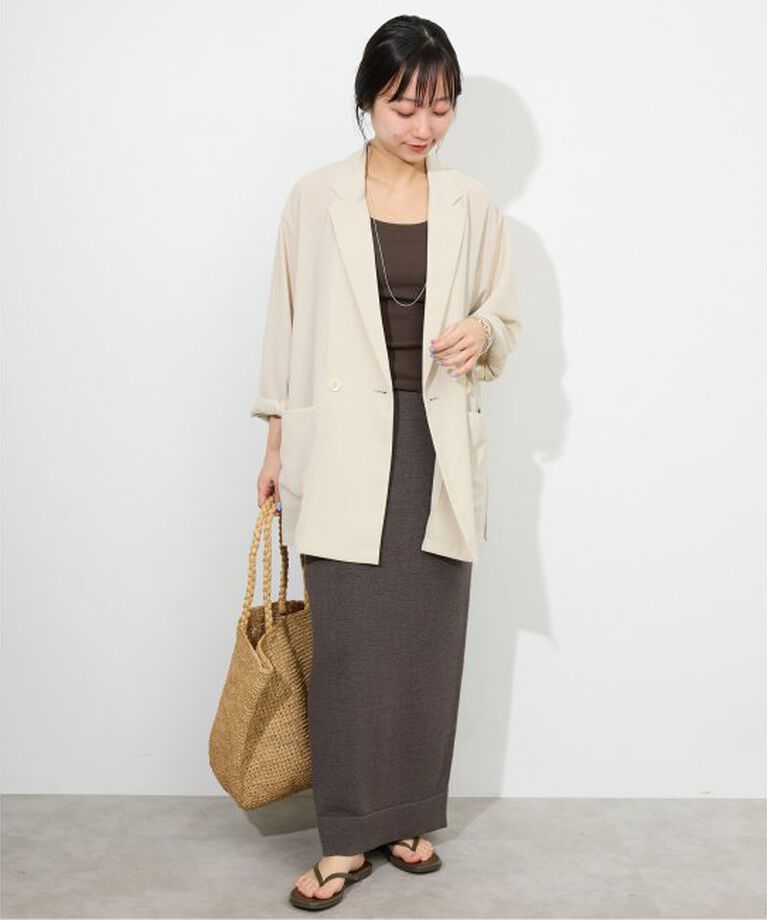 SLOBE IENA「ウォッシャブルシアーポリオーバージャケット」|その他|