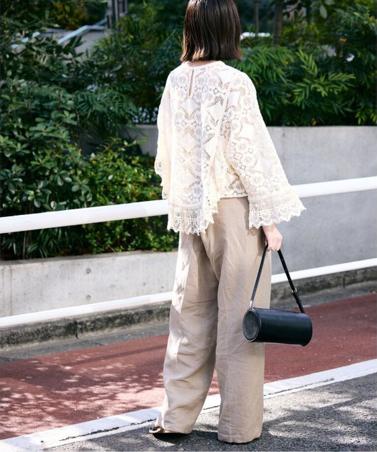 SLOBE IENA「《予約》リバーレースブラウス」|シャツ・ブラウス|