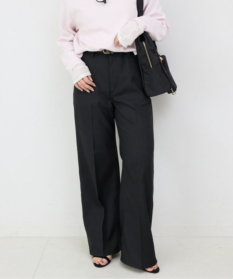 SLOBE IENA「Wrangler/ラングラー SLOBE別注 ワイドランチャー」|スラックス|