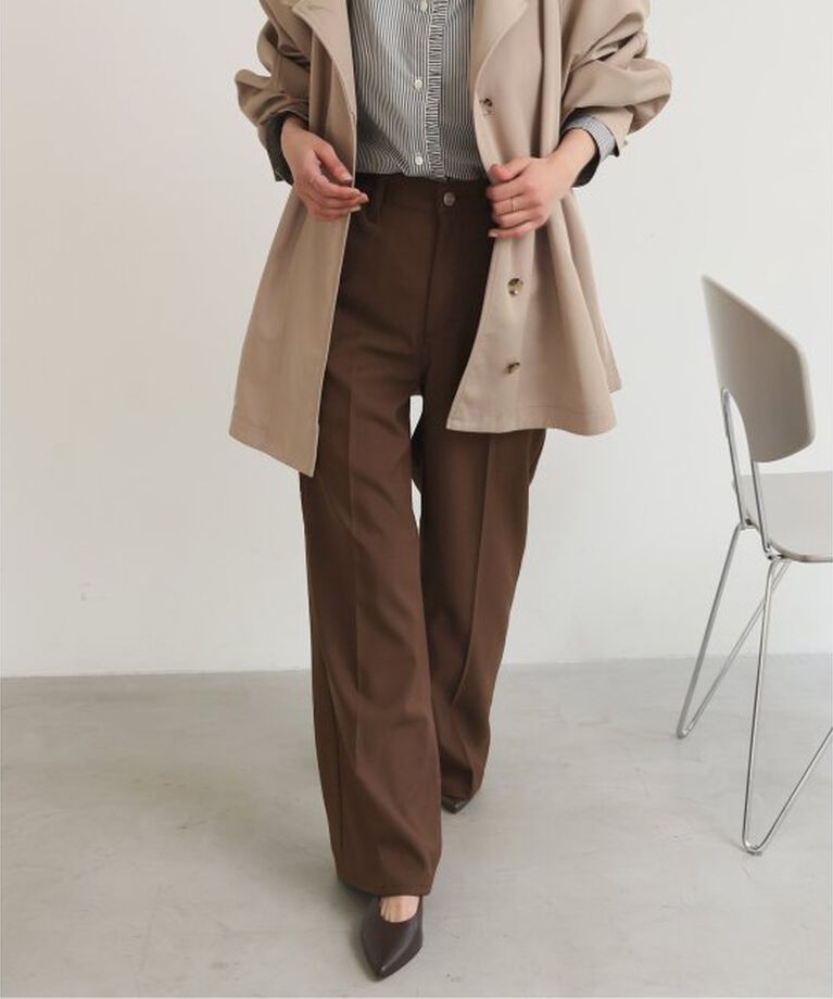 SLOBE IENA「Wrangler/ラングラー SLOBE別注 ワイドランチャー」|スラックス|