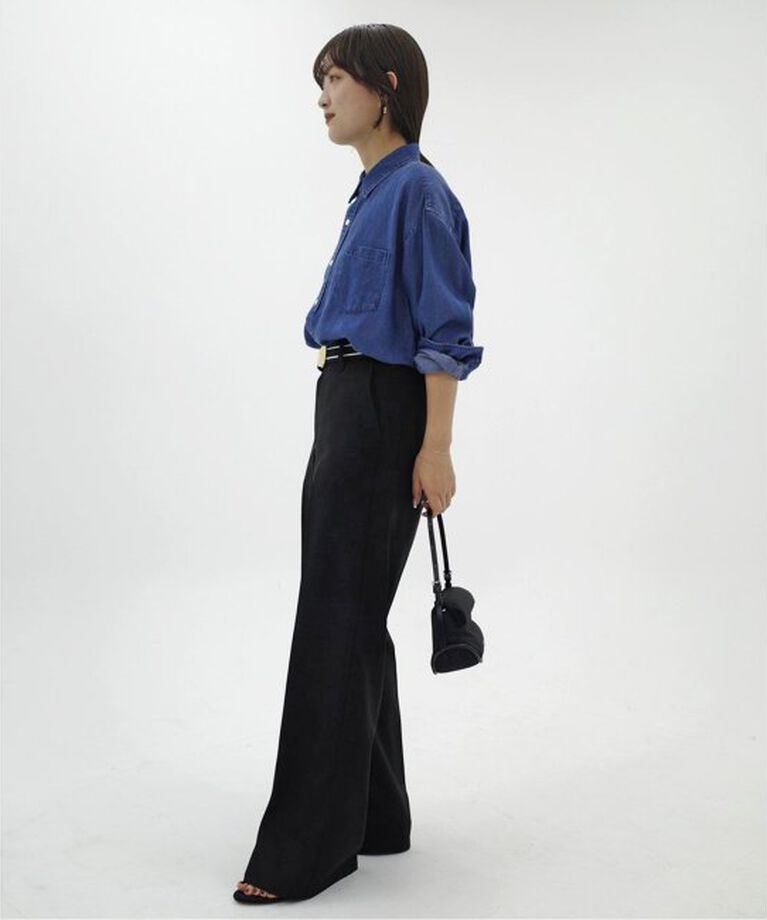 SLOBE IENA「Wrangler/ラングラー SLOBE別注 ワイドランチャー」|スラックス|