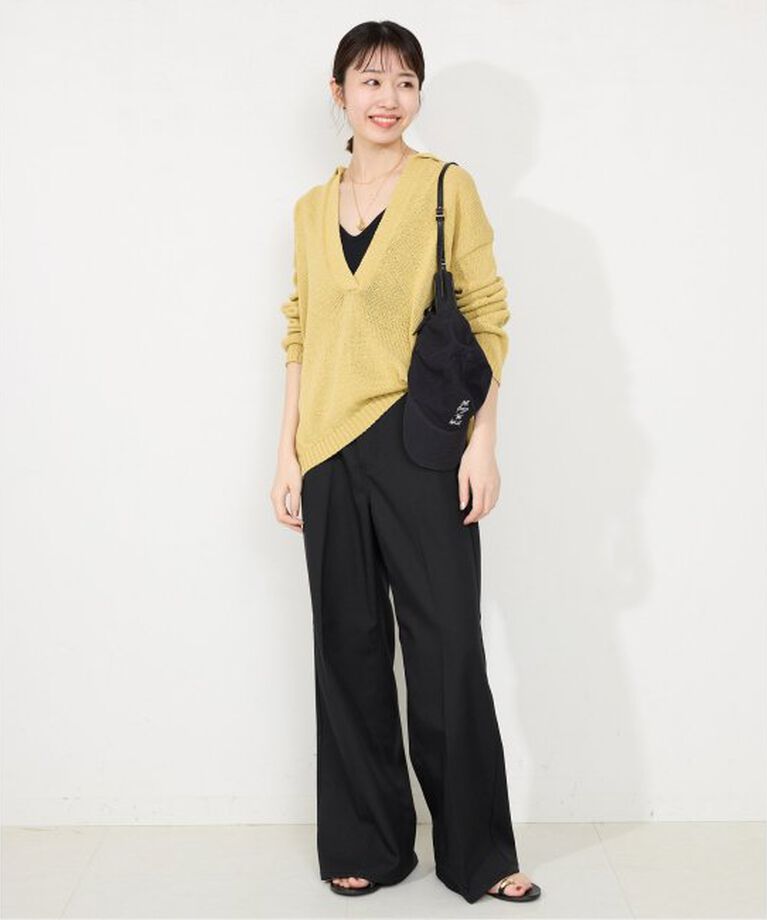 SLOBE IENA「Wrangler/ラングラー SLOBE別注 ワイドランチャー」|スラックス|