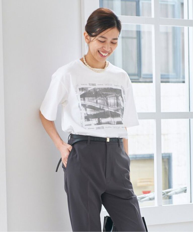 IENA「MOUJIC/ムジィーク AIRPORT CDG Tシャツ」|Tシャツ・カットソー|