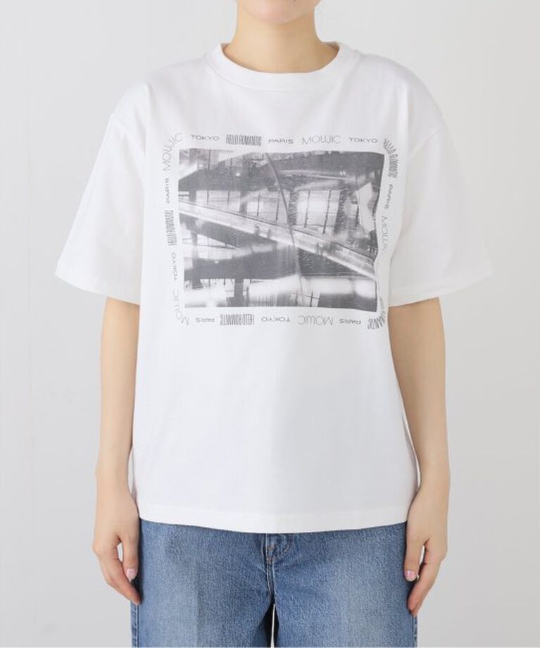 IENA「MOUJIC/ムジィーク AIRPORT CDG Tシャツ」|Tシャツ・カットソー|