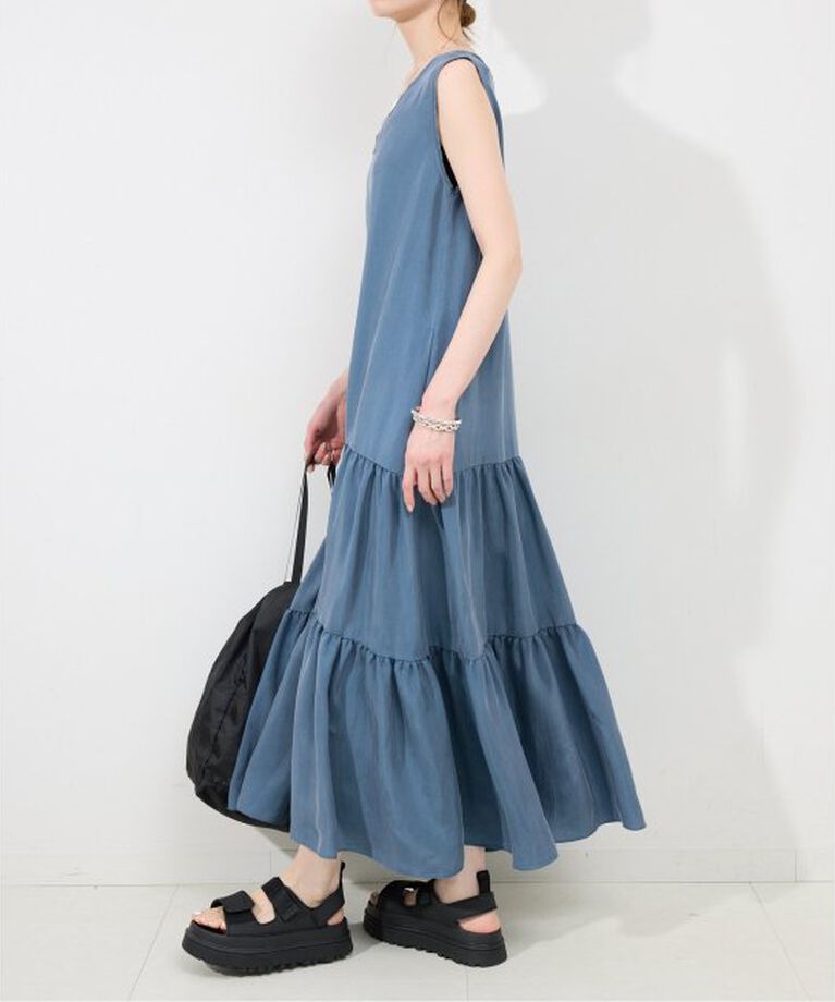 SLOBE IENA「フィブリルティアードワンピース」|ワンピース|