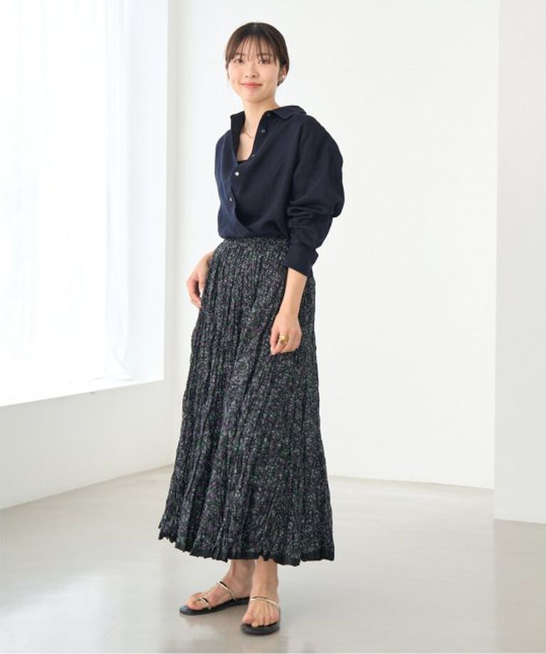 IENA「ウォッシャブル リネン2WAY シャツ」|シャツ・ブラウス|
